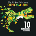 My Sticker Paintings: Dinosaurs: 10 Magnificent Paintings (Happy Fox Books) For Kids 610  T. Rex, Pterodactyl, Triceratops, St