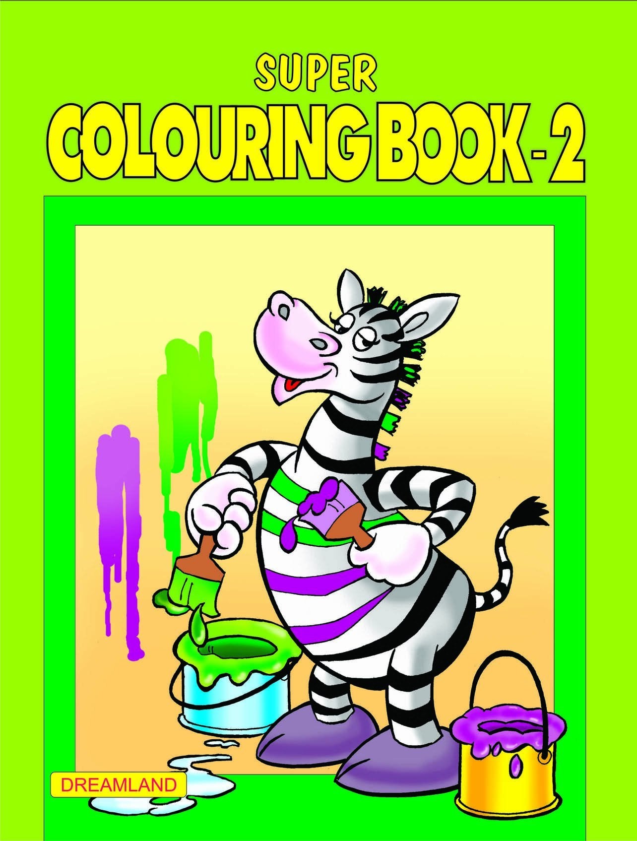 Super Colouring Book Part 2 | Creative Colouring Activity Book For Toddlers Ages 26 | Fun Illustrations, Small Reference Images