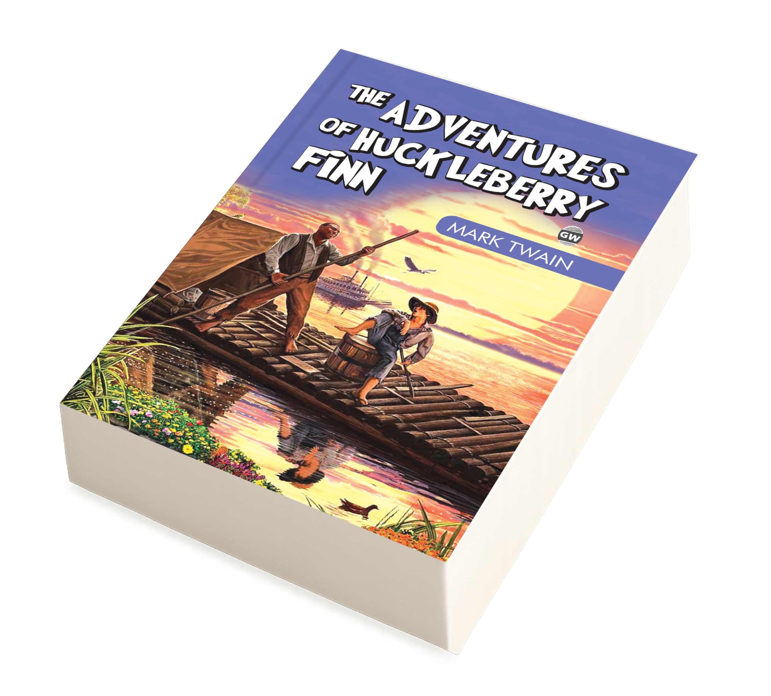The Adventure Of Huckleberry Finn by Mark Twain (Paperback) : Legendary Adventure Classic, Famous Tale of Freedom and Friendship