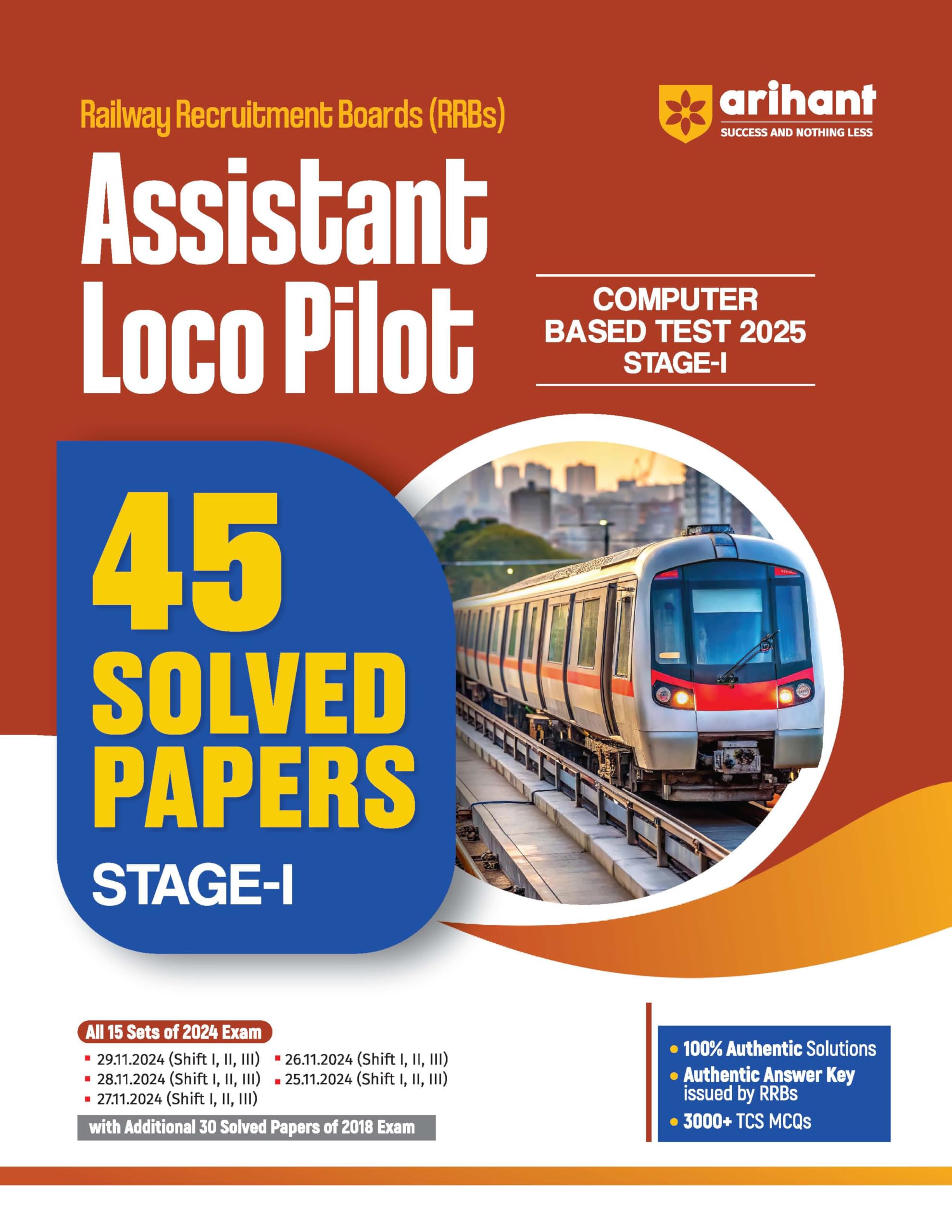 Railway Recruitment Boards (RRBS) Assistant Loco Pilot ( 45 Solved Papers Stage 1)