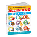 MY FIRST ALL IN ONE BOARD BOOK (ENGHINDI) : Bilingual Picture Book Library for Kids, Early Learning book, Giftable Board Book 