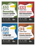 Disha Combo (Set Of 4 Books) 138 TopicWise Reasoning/ Quantitative Aptitude/ English/ General Awareness Solved Papers For Ibps/