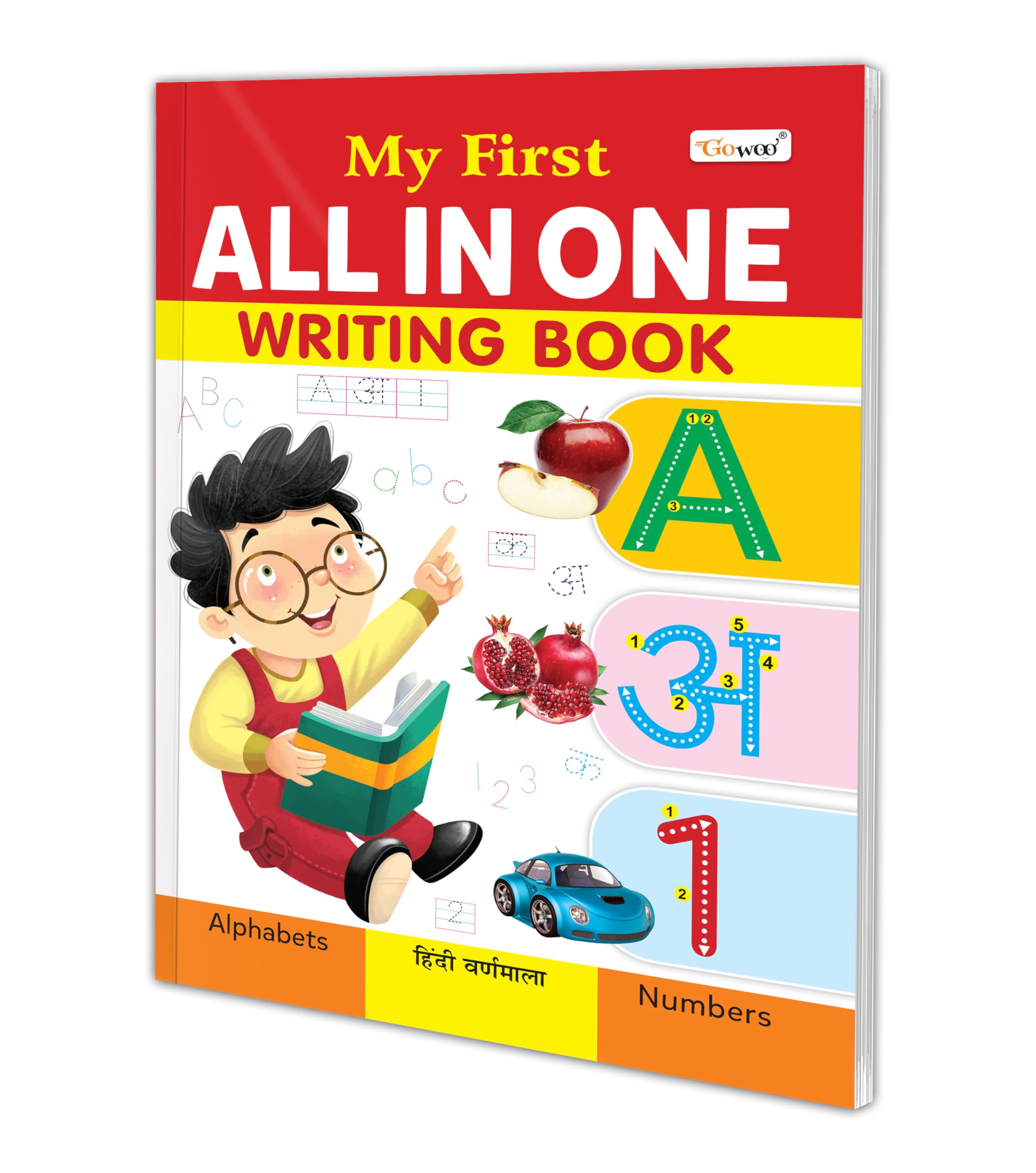My First All In One Writing Book : writing practice book, handwriting practice book for children, early learners writing book, 