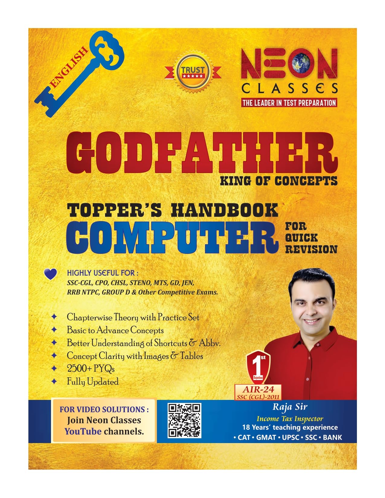 Computer Godfather TopperS Handbook For Ssc Cgl, Cpo, Chsl, Steno, Mts, Gd, Rrb Ntpc, Group D, Delhi Police And Other Competit
