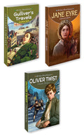 3 All time great classics (Gillivers Travels, Jan Eyre, Oliver Twist)