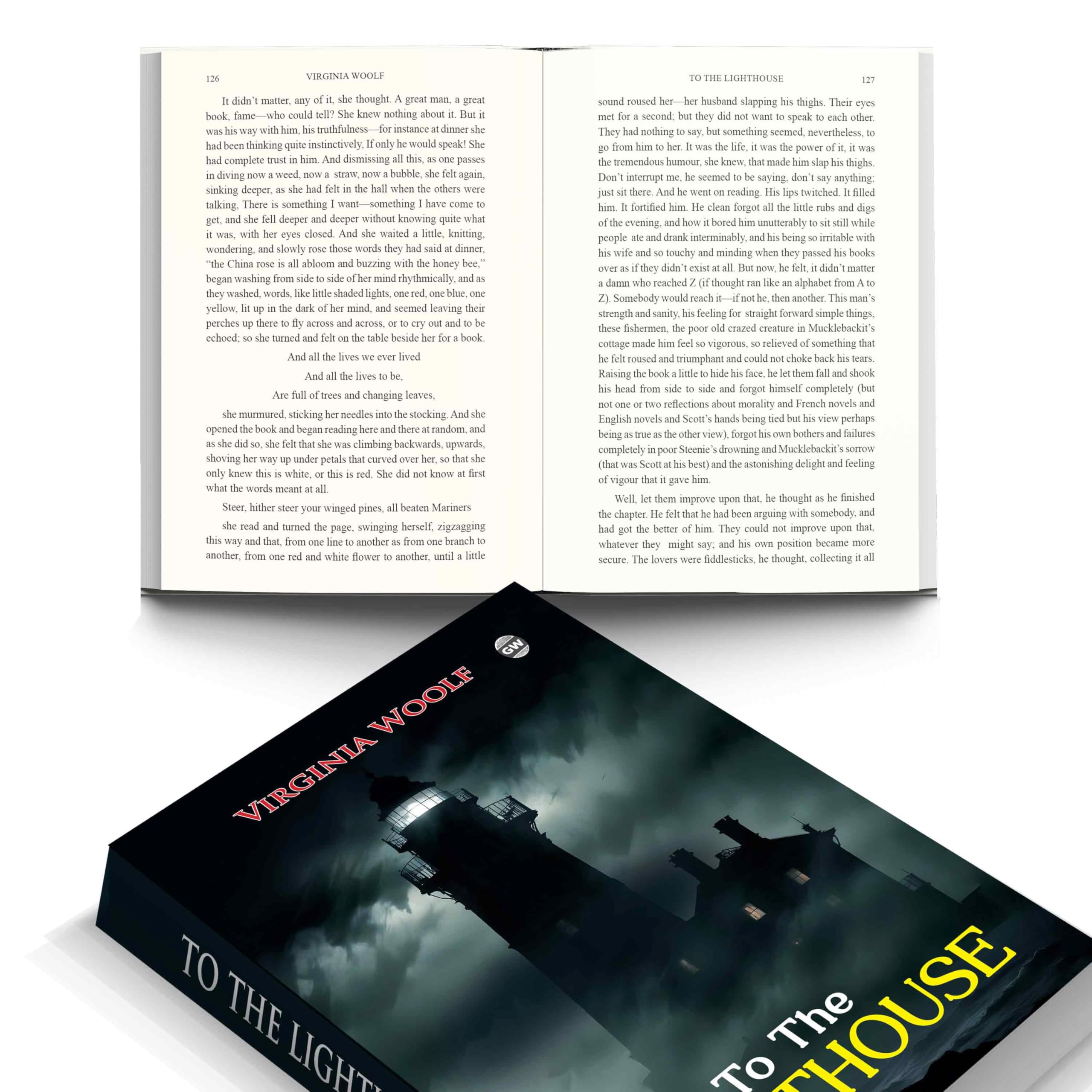 To the Lighthouse (Paperback) : introspective fiction, timeless modernist text, family bonds exploration, artistic English narr