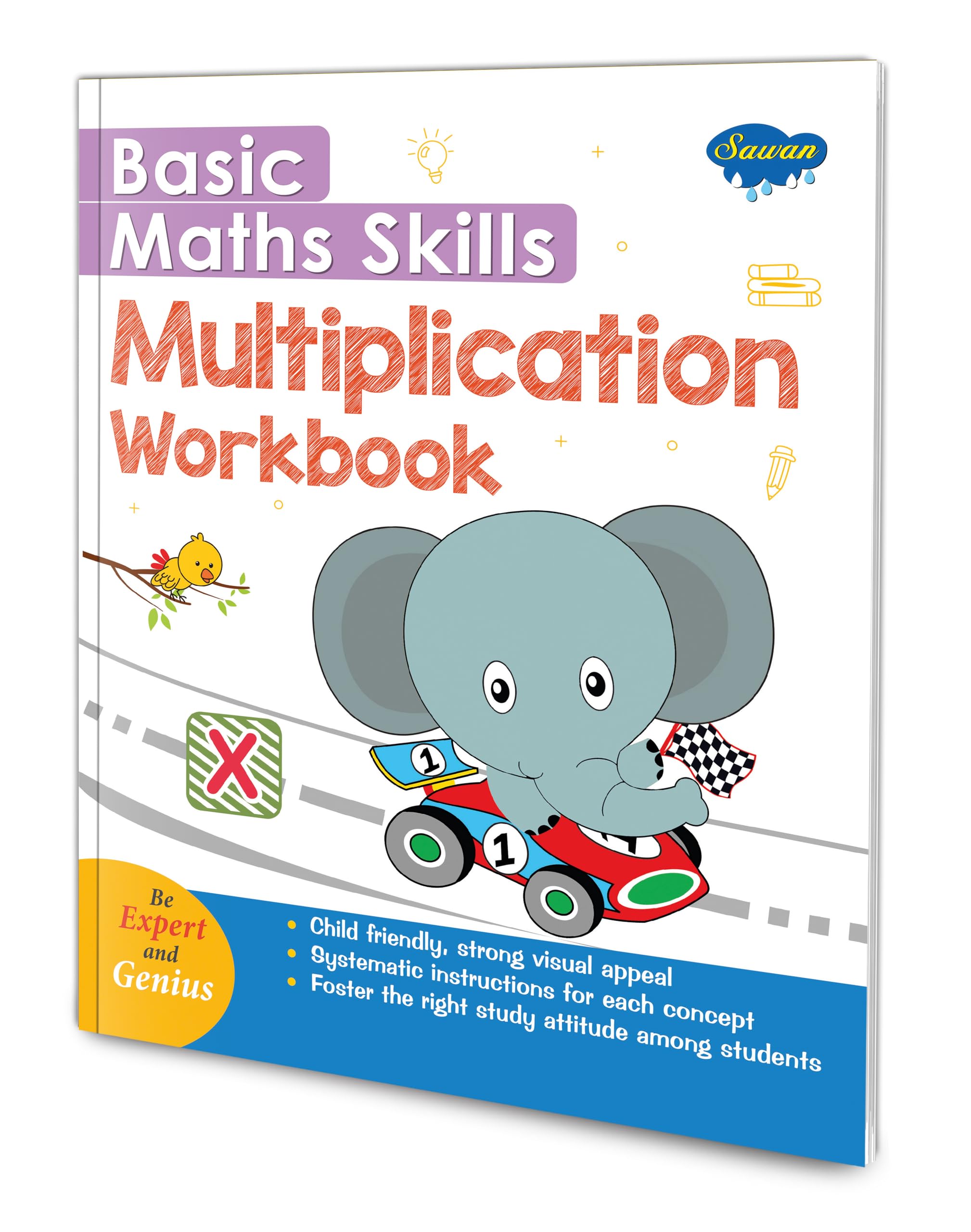 BASIC MATHS SKILLS WORKBOOK Multiplication | Mastering the Art of Multiplication [Paperback] SAWAN