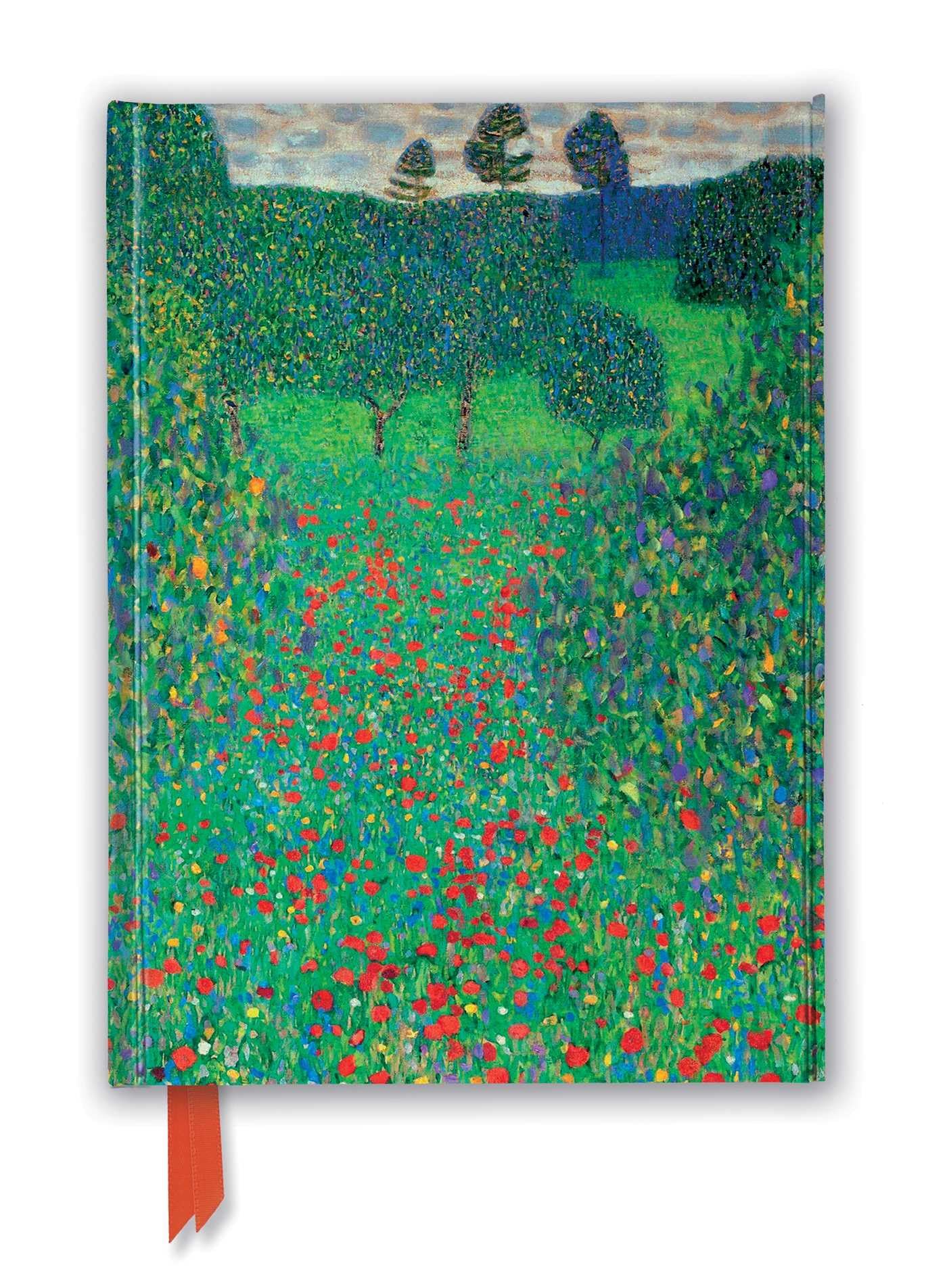 Gustav Klimt: Poppy Field (Foiled Journal) (Flame Tree Notebooks)