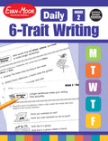 EvanMoor Daily 6Trait Writing, Grade 2, Homeschool and Classroom Resource Workbook, Reproducible Worksheets, Teaching Edition,