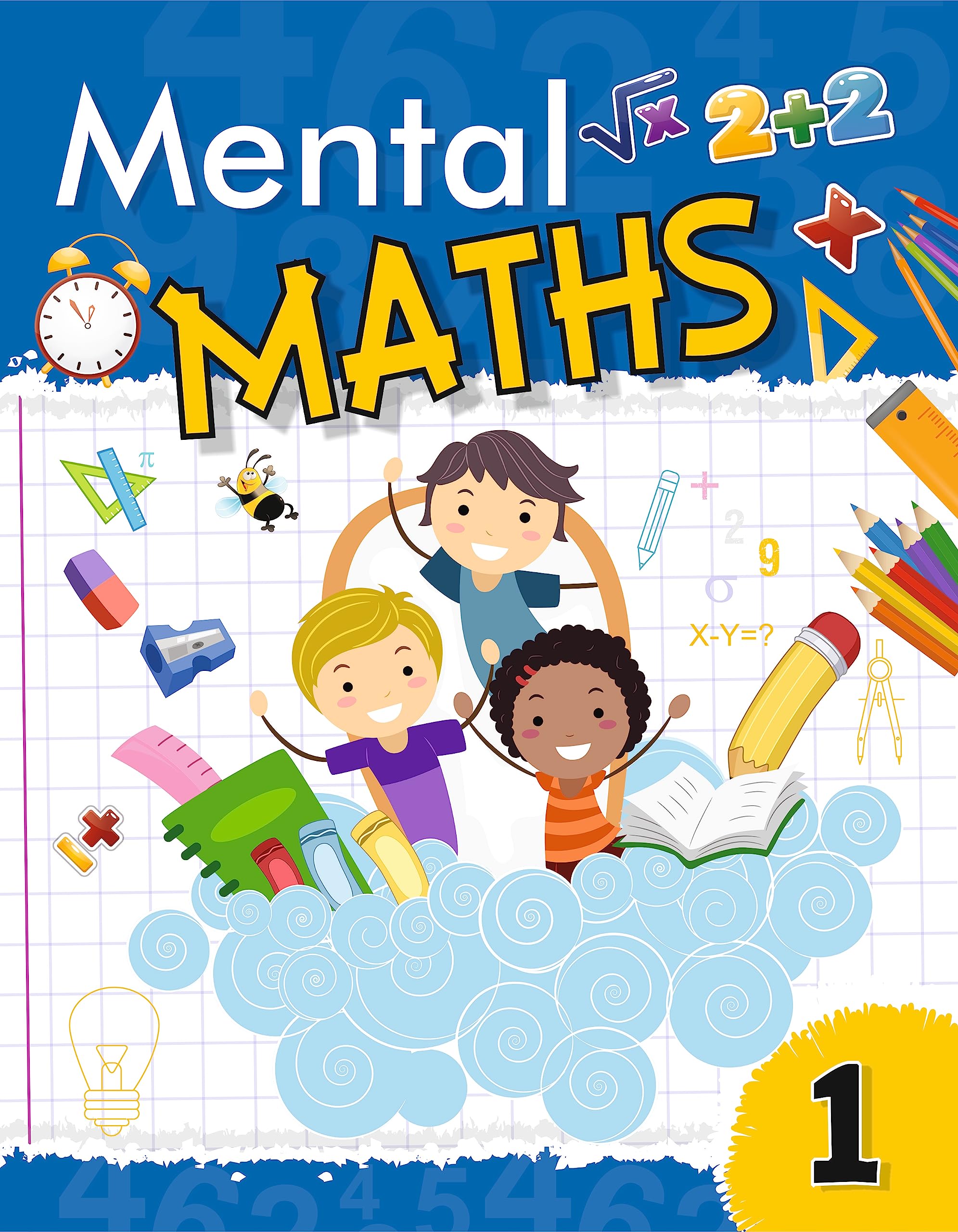 GOLDEN MINDS Mental Maths Level 1 Workbook for Kids  Fun & Interactive Math Exercises to Enhance Thinking, ProblemSolving & Ca