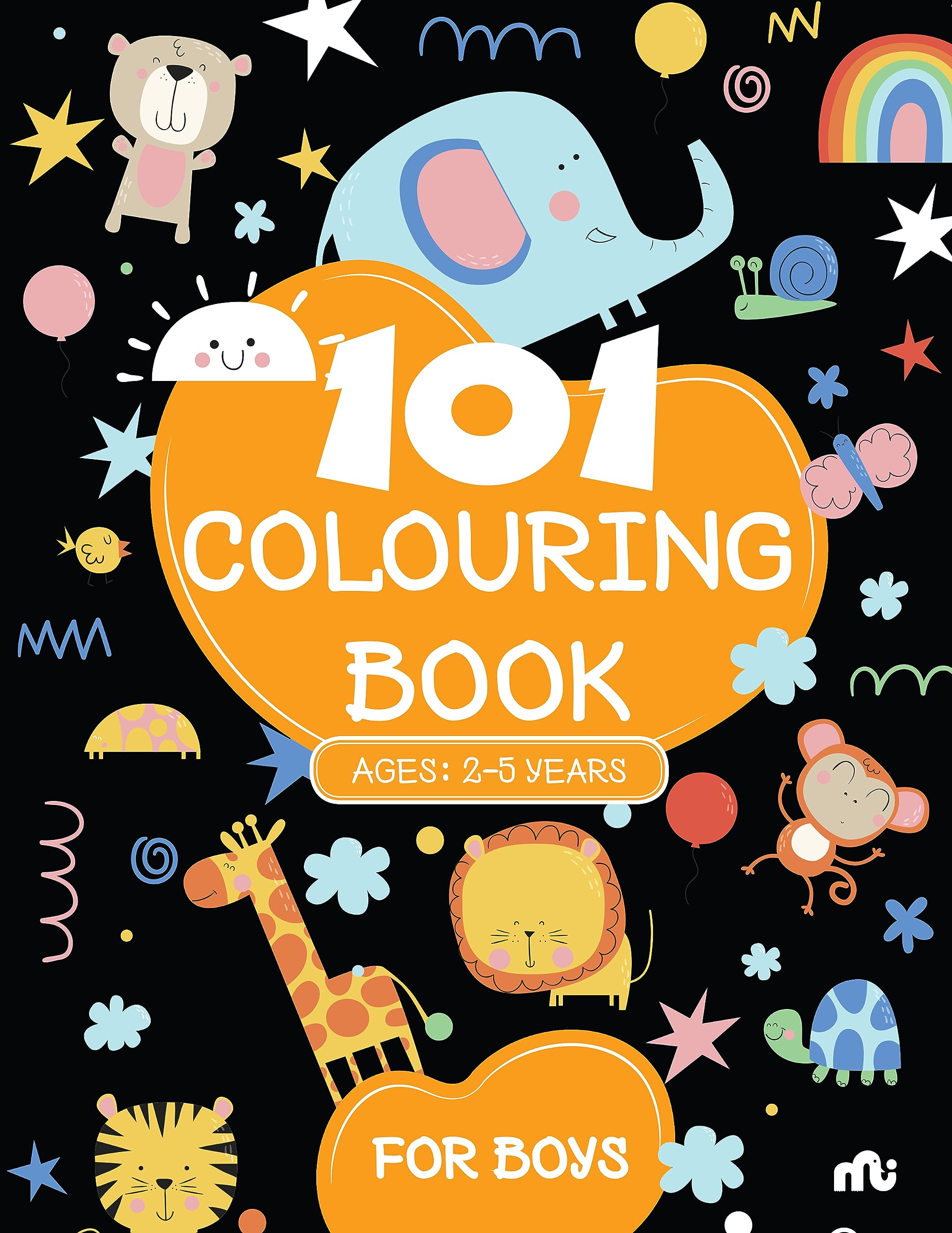 101 Colouring Book for Boys