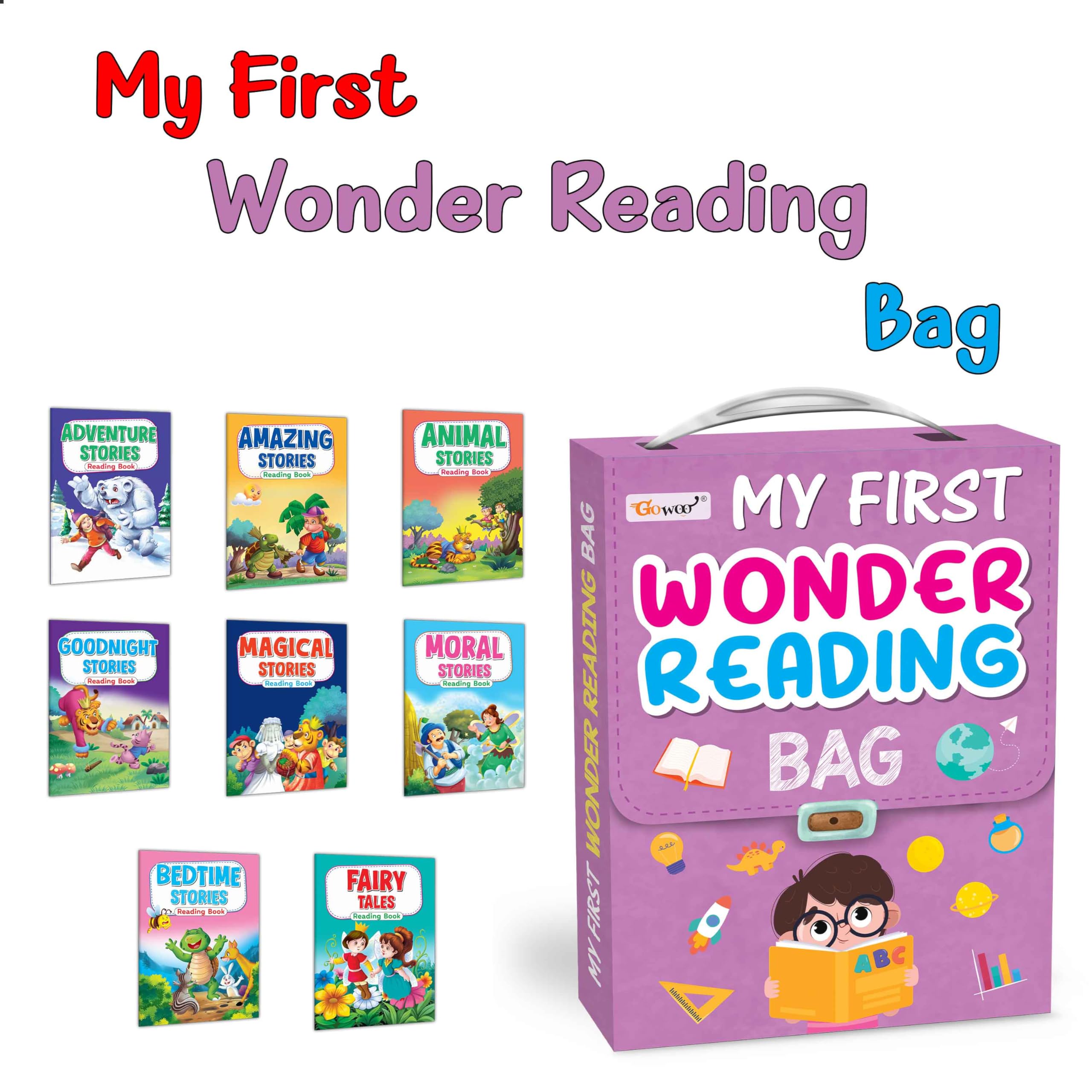 My first picture Reading library Bag : Learning story book for kids, Educational picture book with Story for toddlers, Collectio