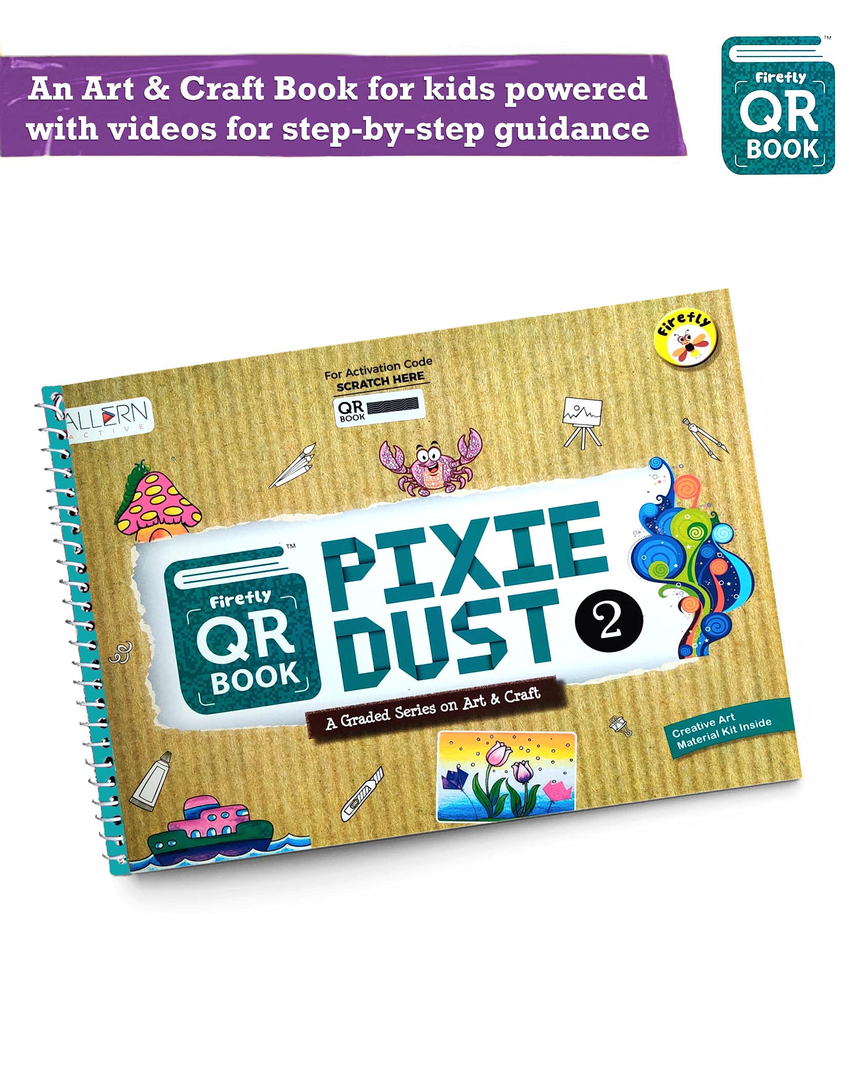 Firefly Pixie Dust Art And Craft Diy Set For Kids 3 To 8 Years | Craft Kit With All Craft Materials And Videos | Kids Gift For G