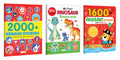 2000+ Reward Stickers, My First Dinosaur Sticker Book with 101+ Stickers and 1600 Mosaic Stickers With Colouring  Book 1 for ki