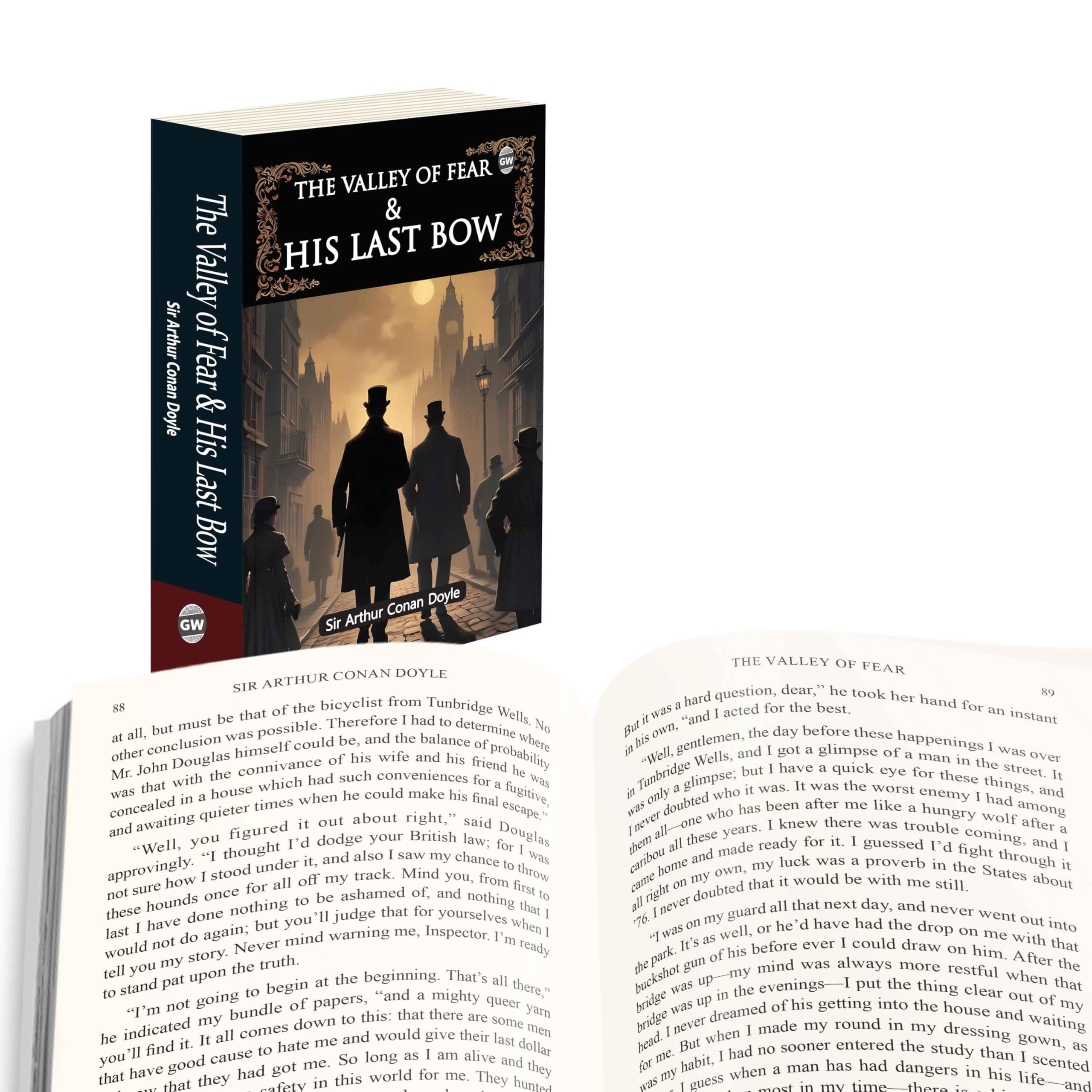 The Valley of Fear and His Last Bow (Paperback) : suspensefilled stories, famous investigator adventures, legendary crimesolv