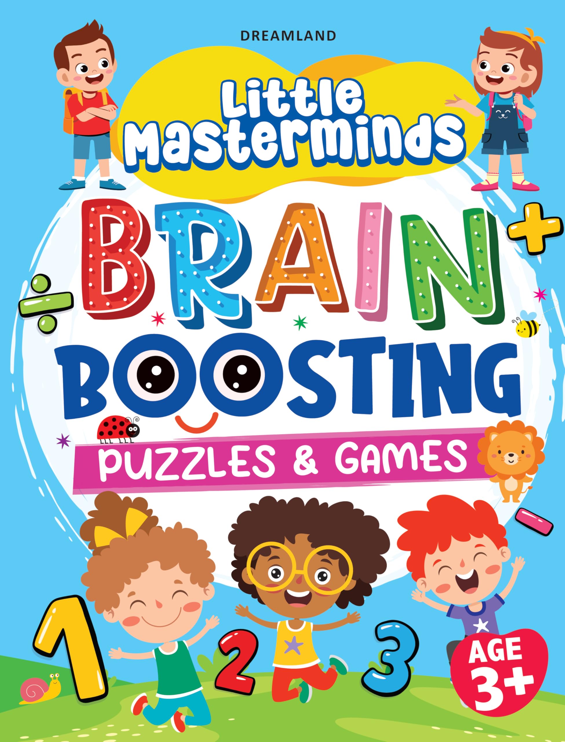Little Masterminds Activity Book For Kids Age 4+ | Brain Boosting Puzzles, Games & Learning Activities For Early Skill Developme