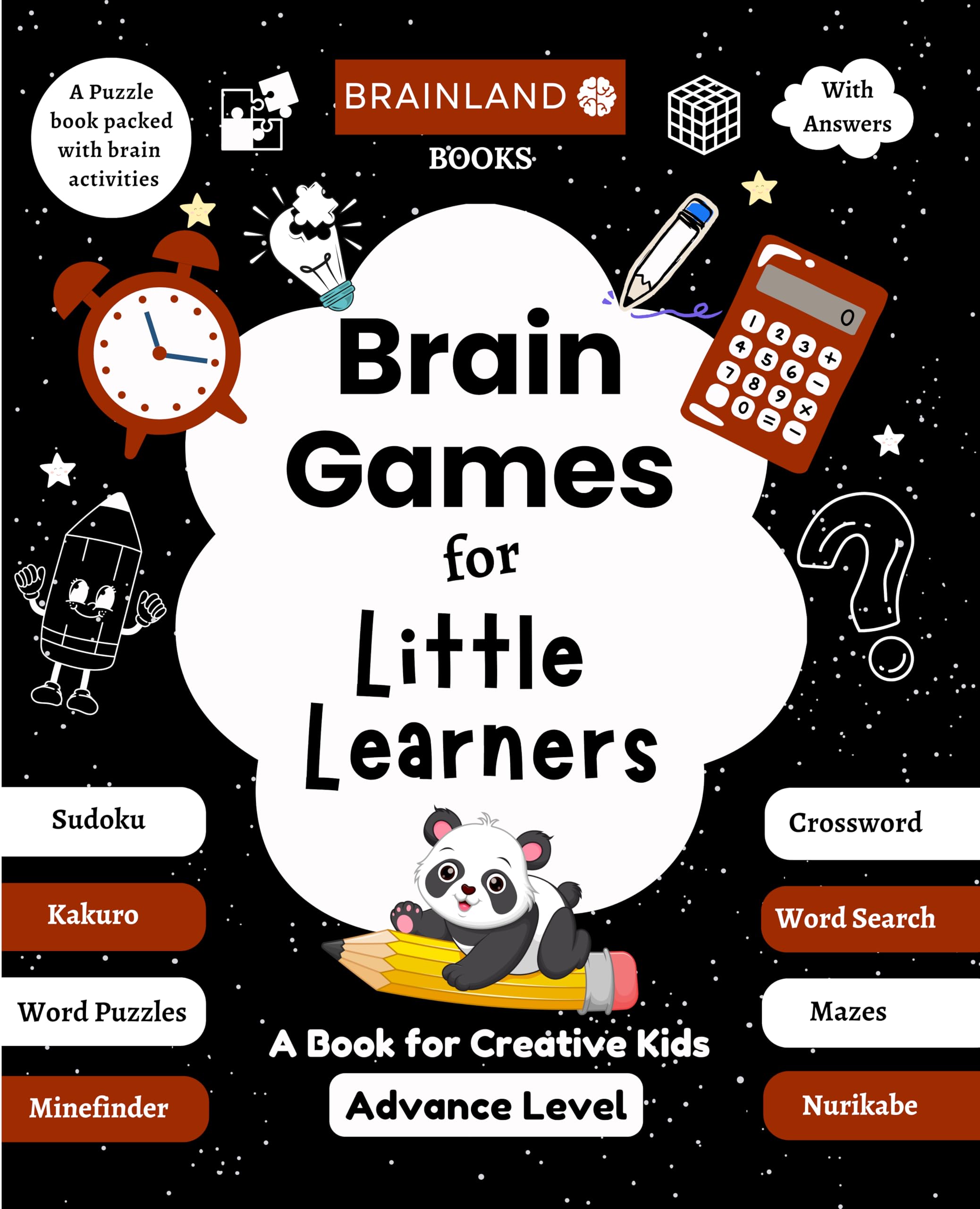 Brain Games for Little Learners  A Book for Creative Kids  Advance level