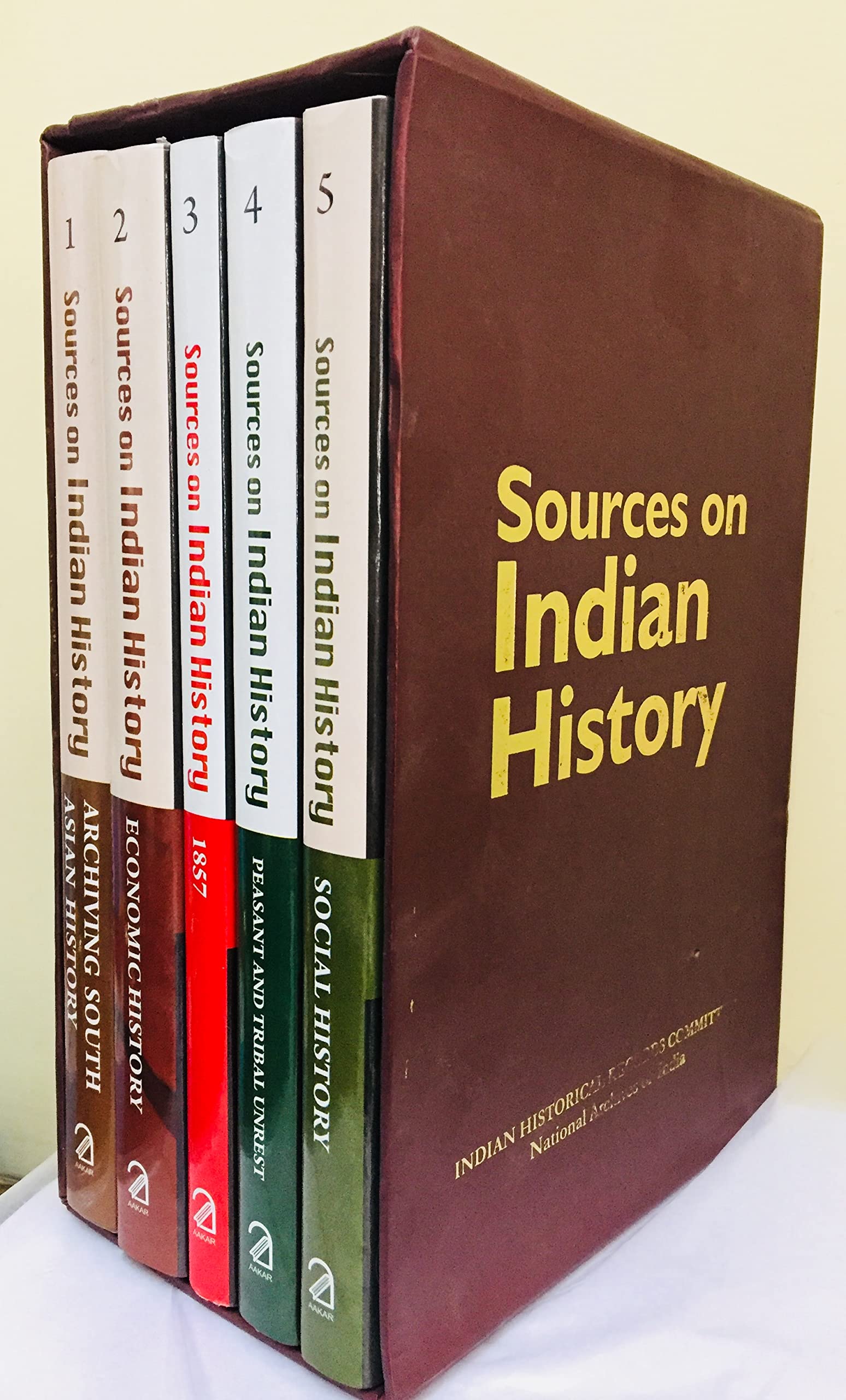 Sources On Indian History (5 Vols.) Vol. 1  Archiving South Asian History (9789350021965) Vol. 2  Economic ... History ( 97893