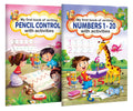 My First Book of Writing Pencil Control and Numbers 120 with activities : Toddlers activity book, Writing practice workbook, Ch