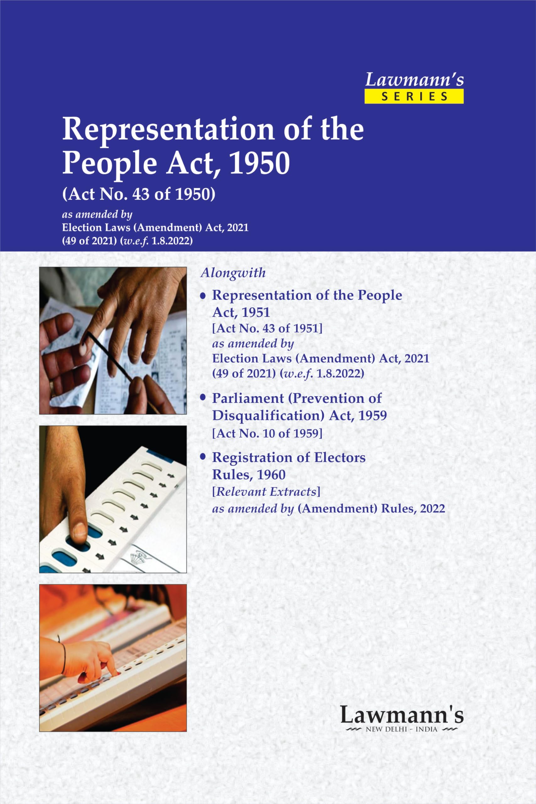 Lawmanns Representation of the People Act, 1950 | Bare Act with Comments