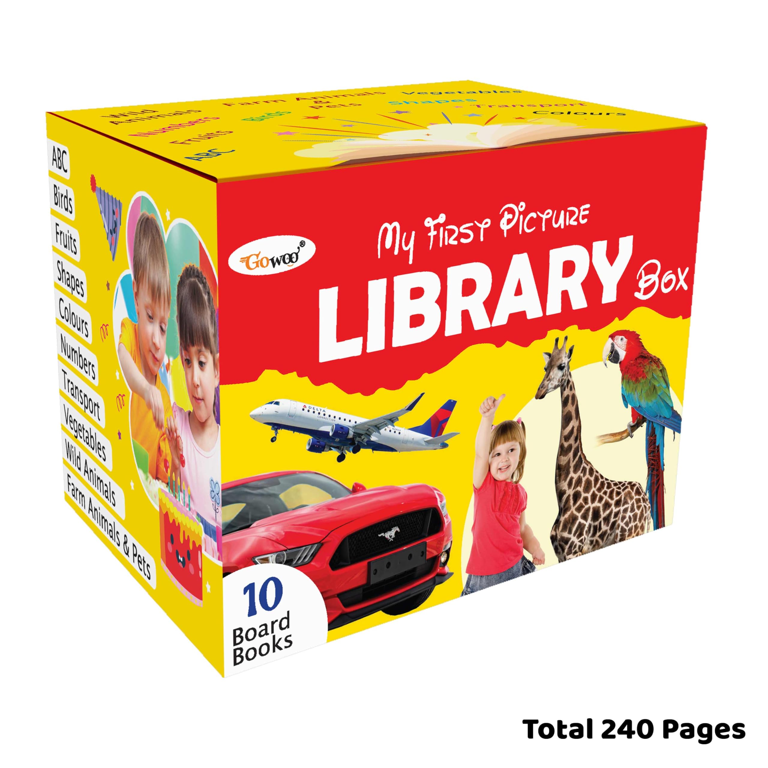 My First All in One Picture Library Box Of 10 (PreSchool Books) | in Yellow