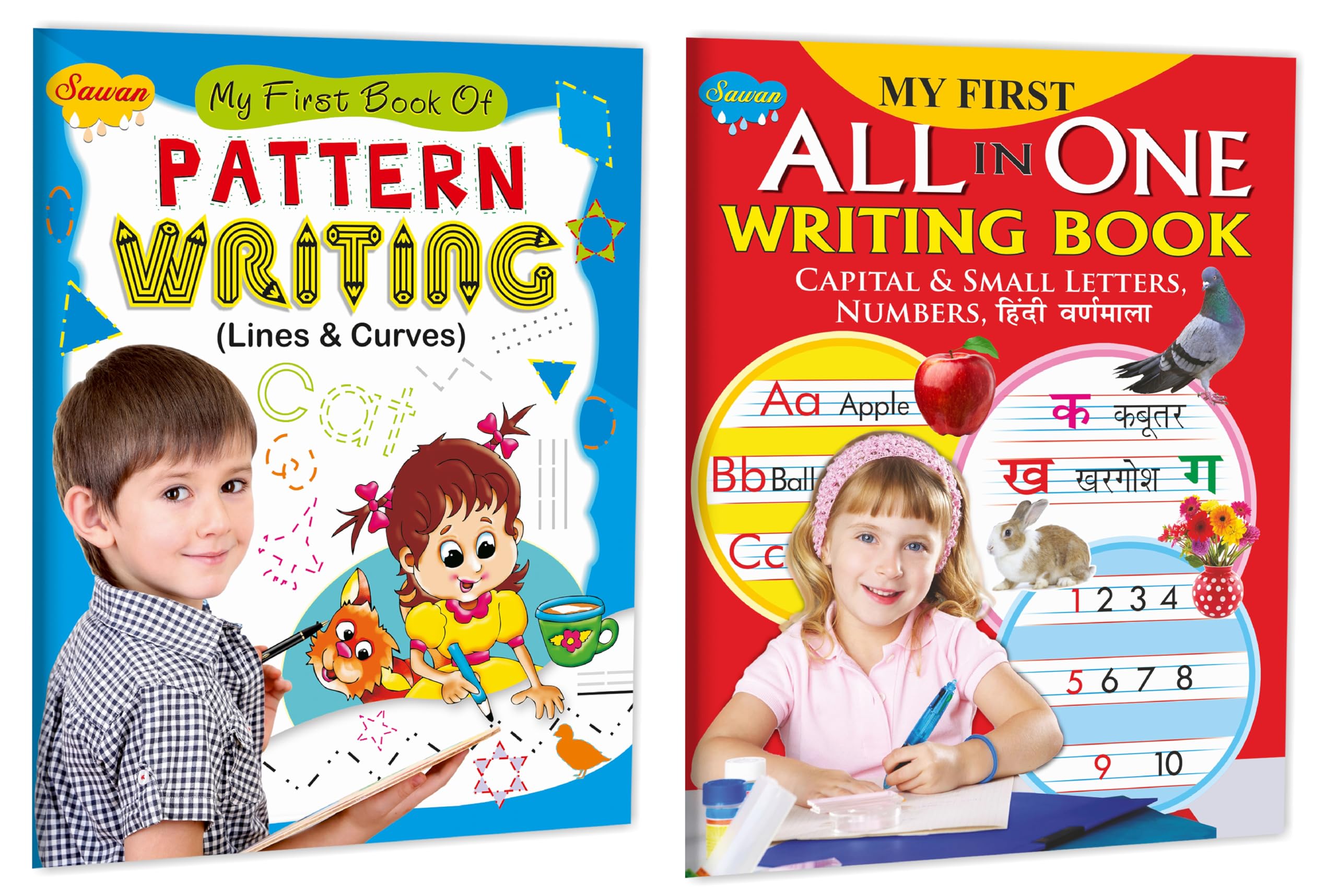 My First All In One Writing Books | My First Book Of Pattern Writing | Pack Of 2 Books