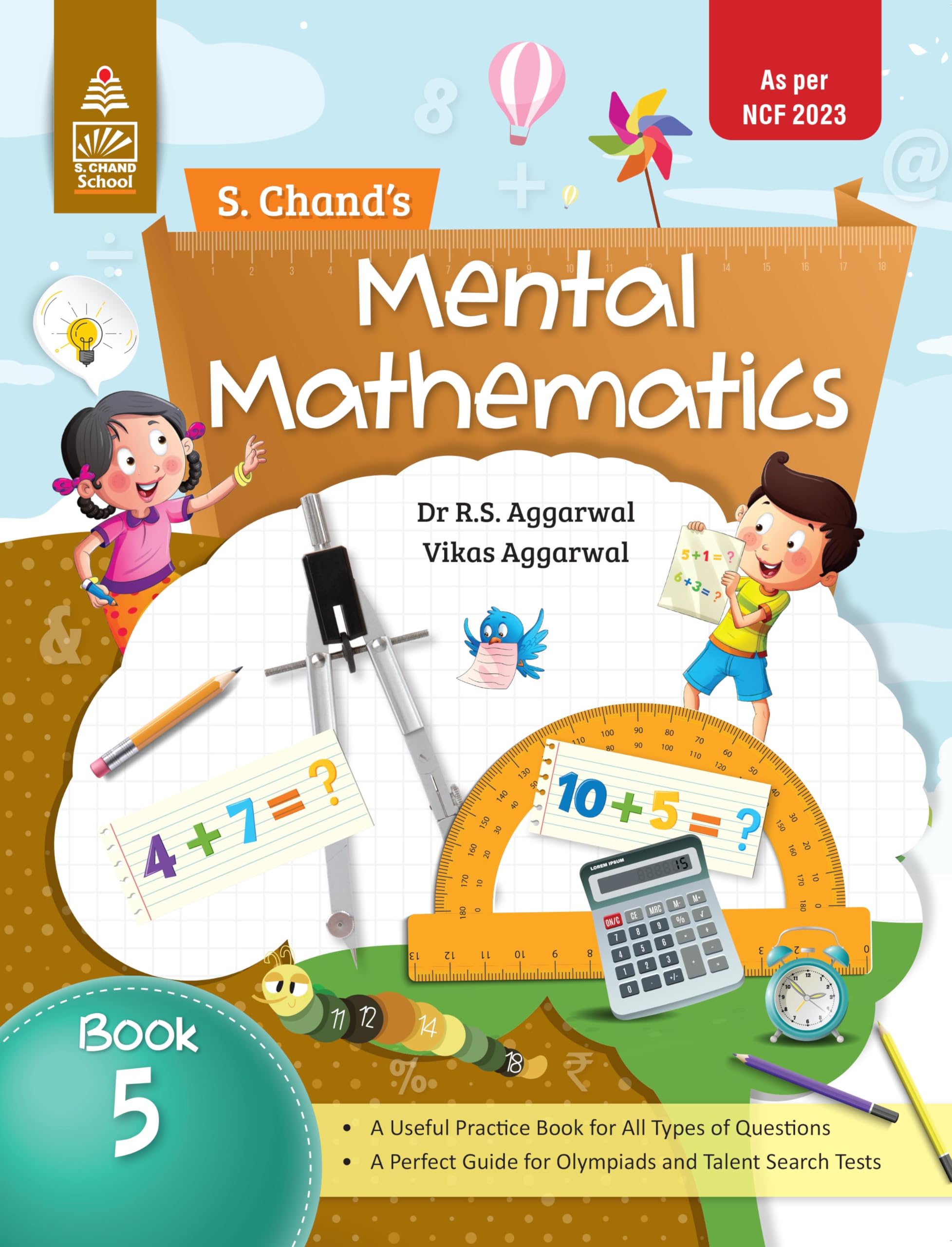 S Chand Mental Mathematics Class 5  By Dr R.S. Aggarwal, Vikas Aggarwal (202526 Examination)