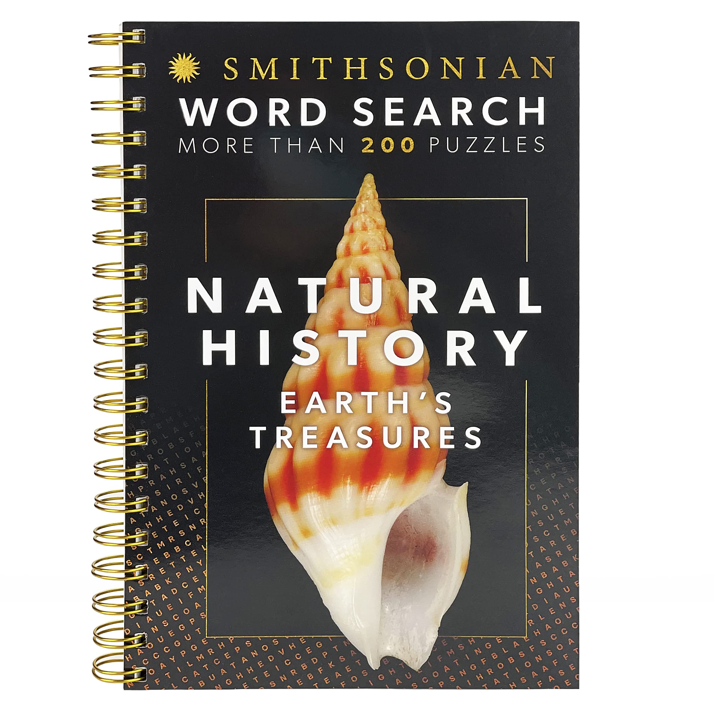 Smithsonian Word Search Natural History: Earths Treasures  SpiralBound Puzzle MultiLevel Word Search Book for Adults Includi