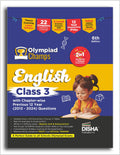Old Edition  Disha Olympiad Champs English Class 3 With ChapterWise Previous 12 Year (2013  2024) Questions 6Th Edition | Com