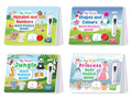 My First Alphabet and Numbers, Shapes and Colours, Jungle and My First Princess Busy Puzzle Book : Hook and loop Montessori Book