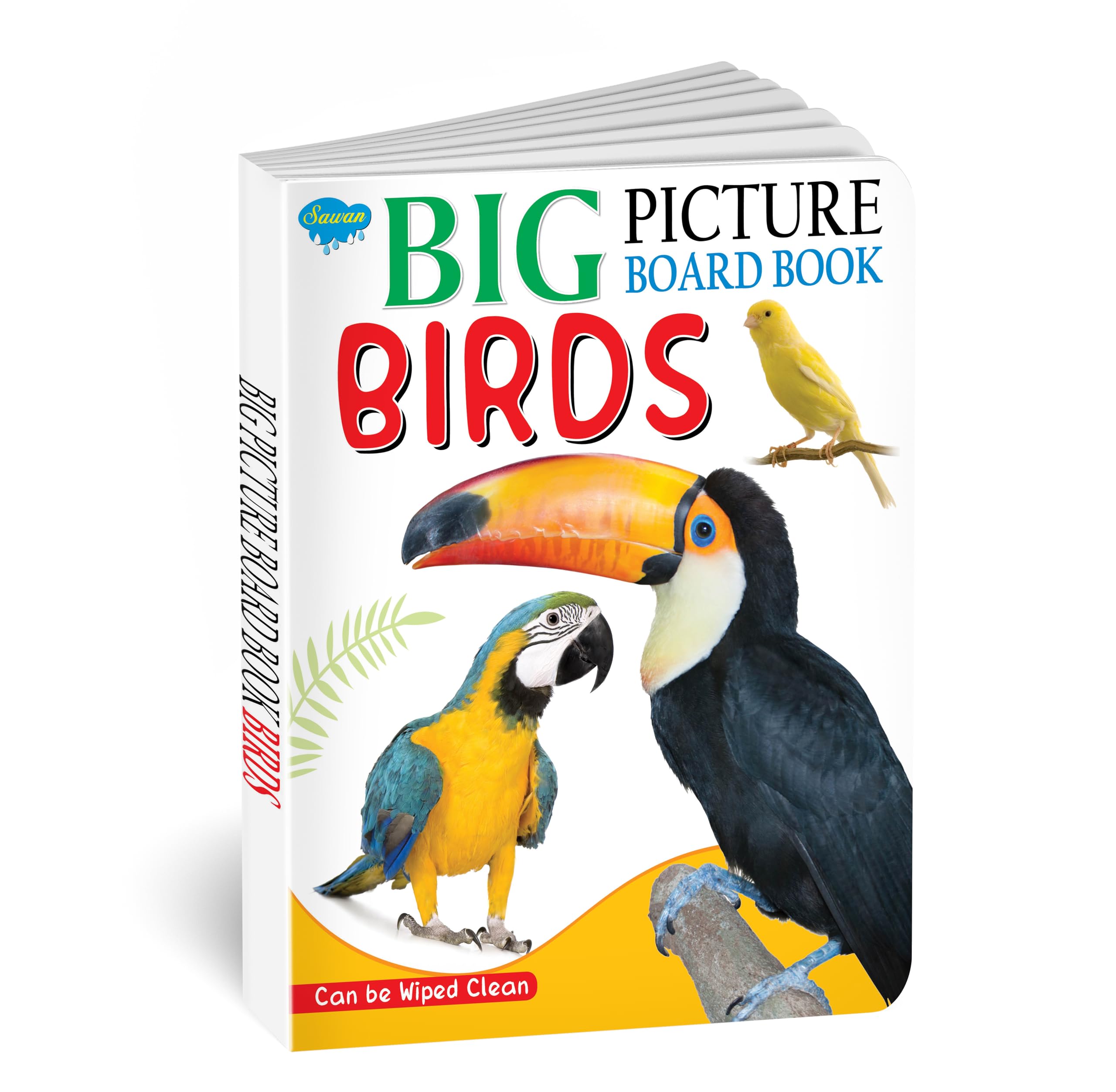 Big Picture Board Book Birds | Can Be Wiped Clean