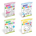 My Easy Copy Colouring Combo Pack of 4 Books (PinkBlueGreenYellow)