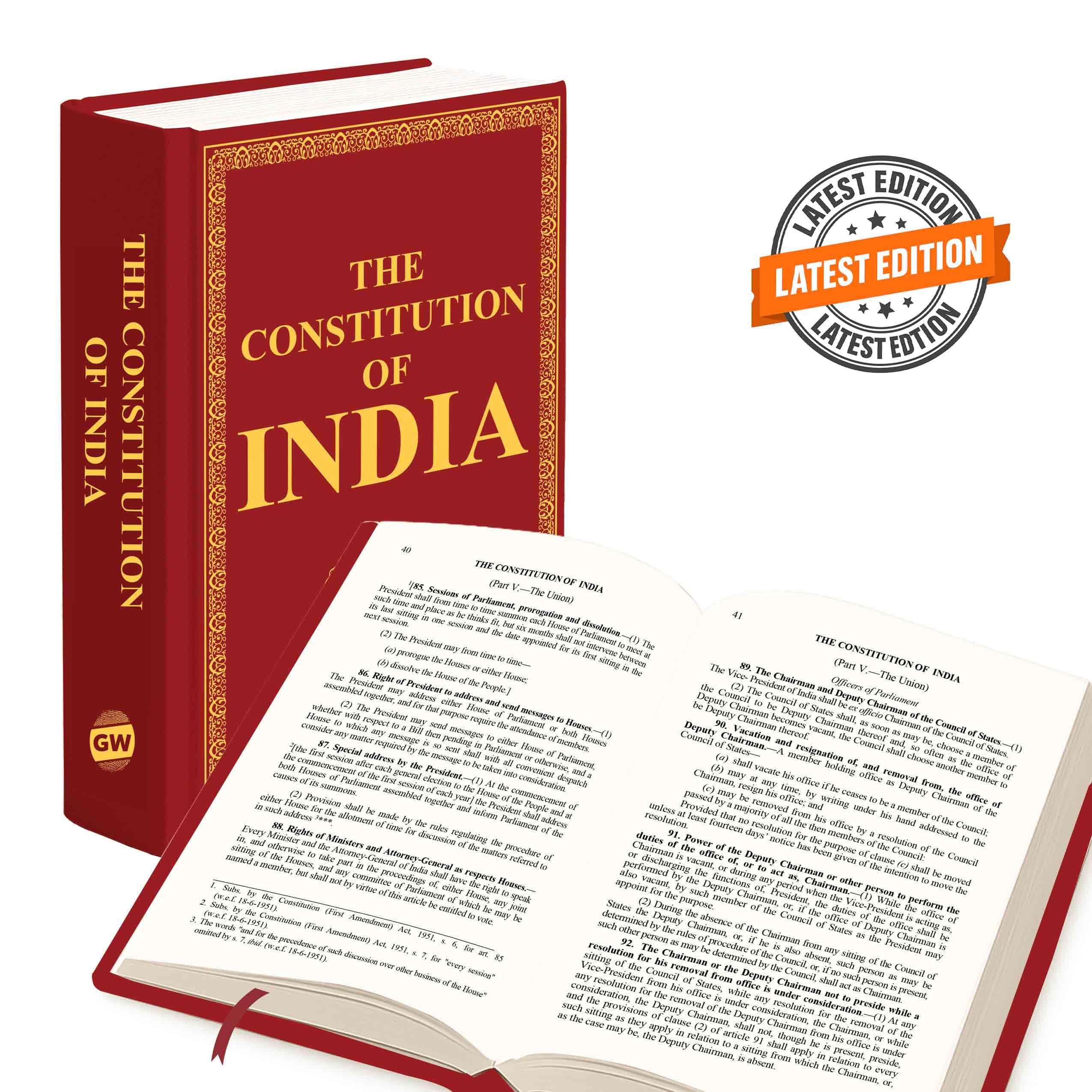 The Constitution of India (Deluxe Hardbound Edition)  Law and Liberty Manual, Indian Polity Insight Book, Definitive Source for