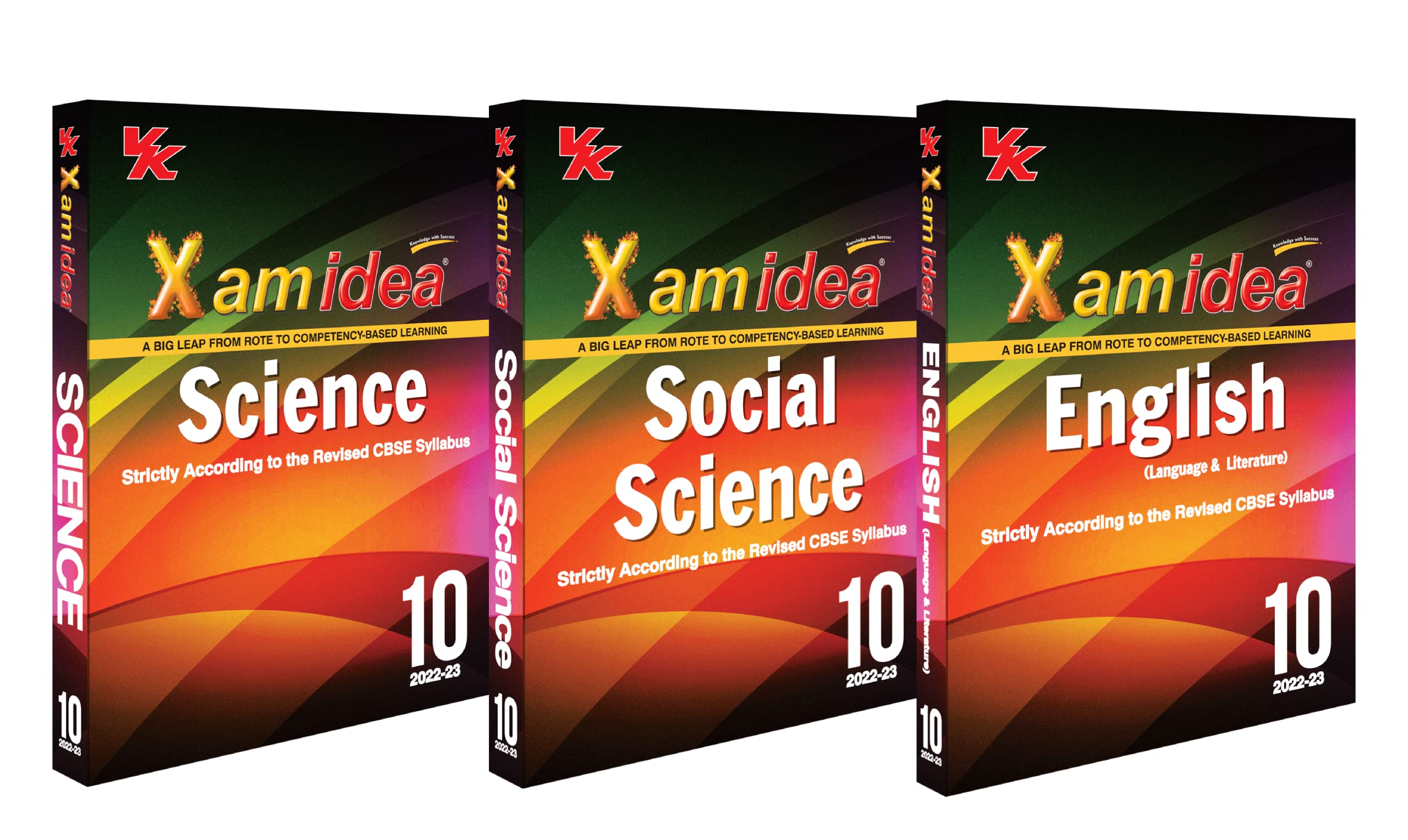Xam Idea Bundle Set Of 3 Books (Science, Social Science, & English) Book Class 10 | Cbse Board | Chapterwise Question