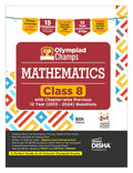 Disha Olympiad Champs Mathematics Class 8 With ChapterWise Previous 12 Year (2013  2024) Questions 6Th Edition | Complete Prep
