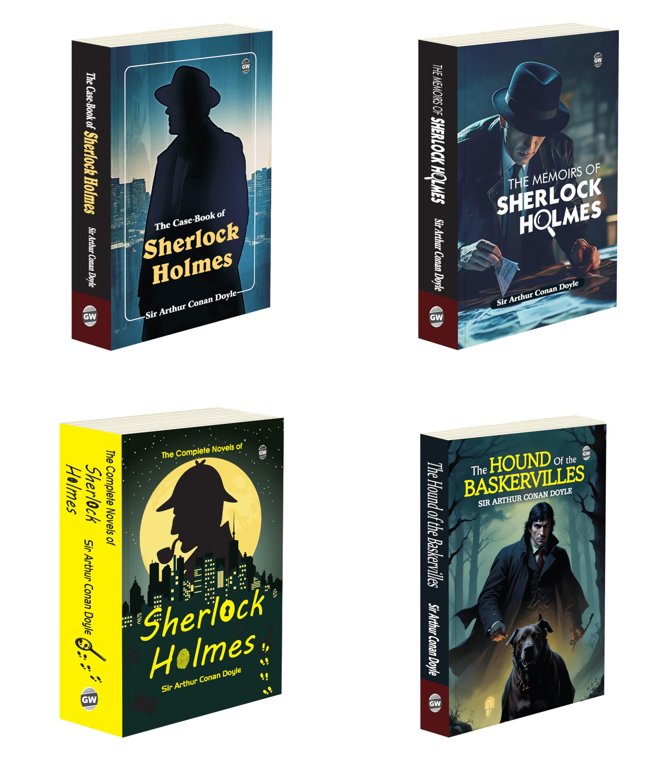The Case Book of Sherlock Holmes, The Memoirs of Sherlock Holmes and more : Sherlock Holmes Mega Pack, famous detective storybo