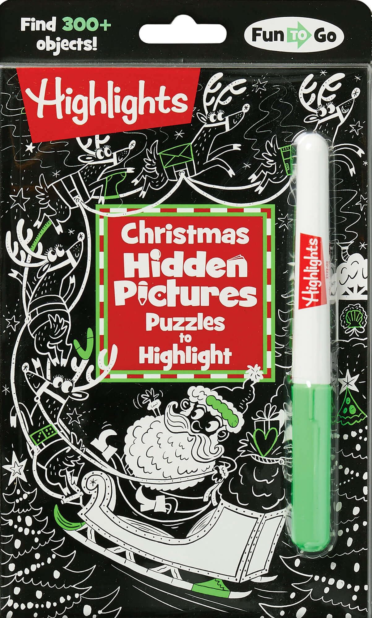Christmas Hidden Pictures Puzzles to Highlight: Activity Book with Winter Puzzles, Over 300 Hidden Objects and Bright Highlighte
