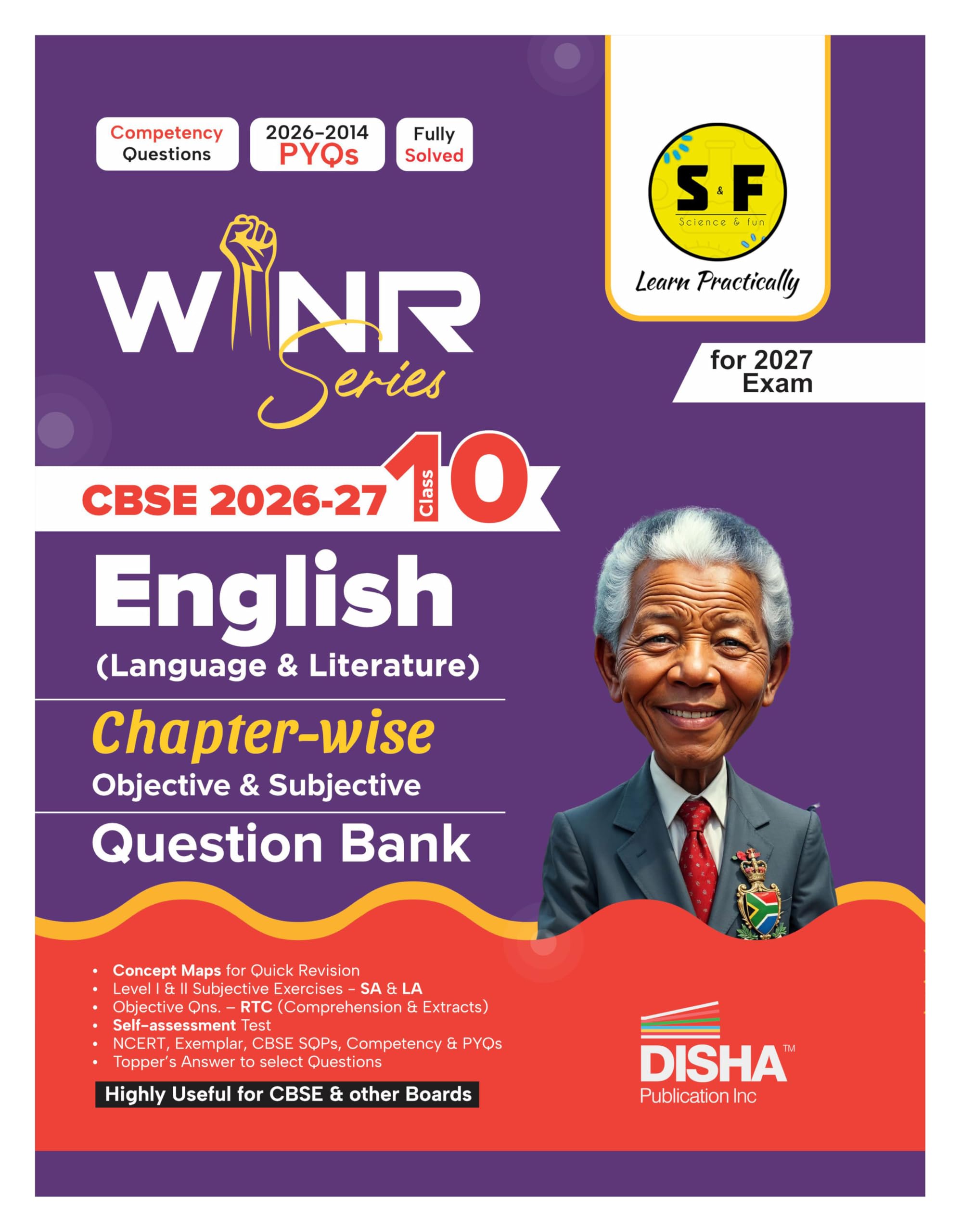 WINR Series CBSE 202627 Class 10 English Language & Literature Chapterwise Objective & Subjective Question Bank | Oneshot sol