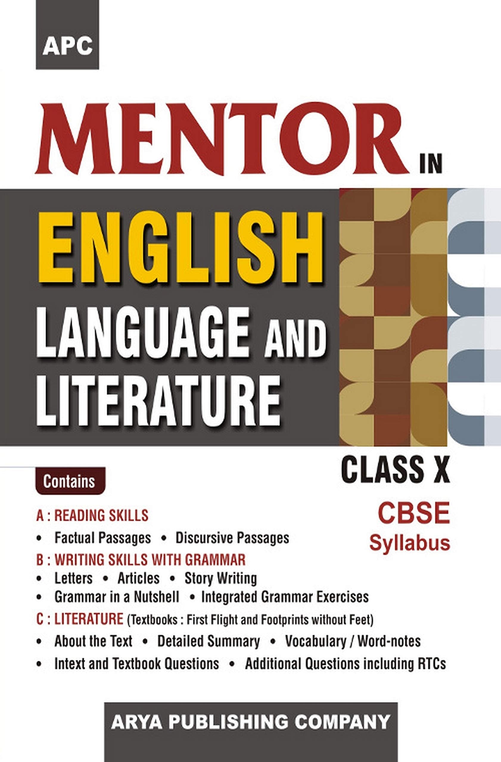 Apc Mentor In English Language And Literature ClassX