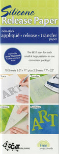 Silicone Release Paper: NonStick Applique Release Transfer Paper