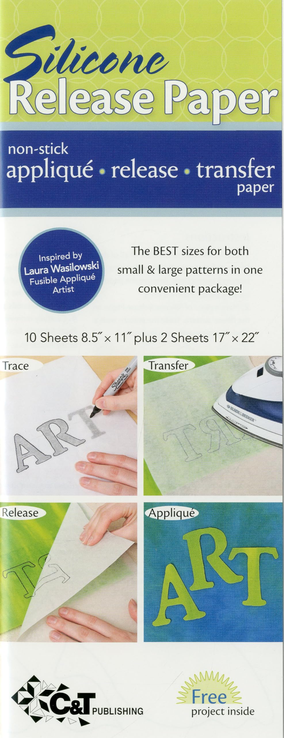 Silicone Release Paper: NonStick Applique Release Transfer Paper