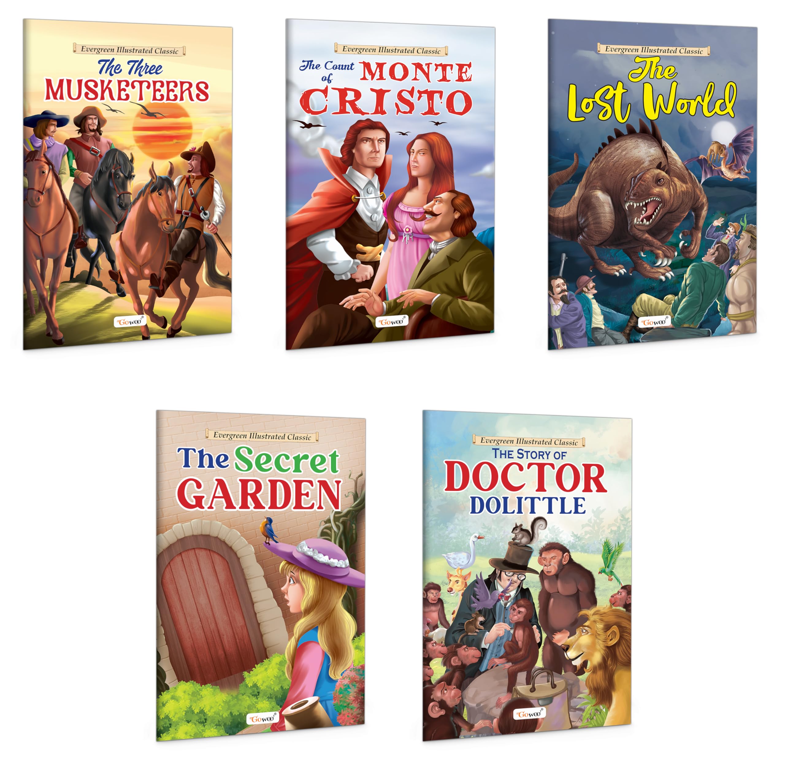 Classic adventure stories for children : The Count of Monte Cristo, The Lost World, The Secret Garden and more  Kids educationa