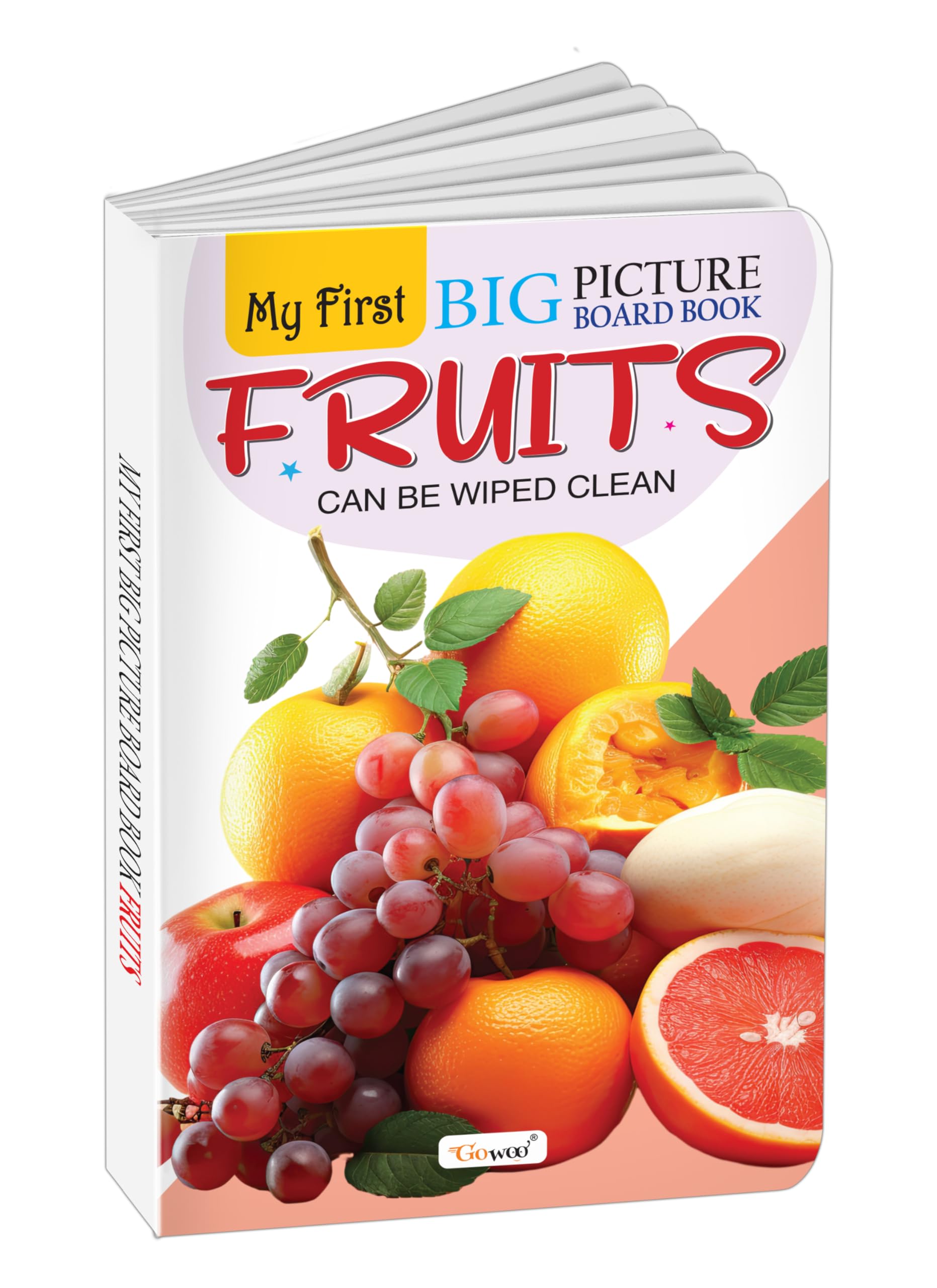 My First Big Picture Board Book Fruits : Fun educational books for toddlers, Learning book for preschoolers, Picture board book 