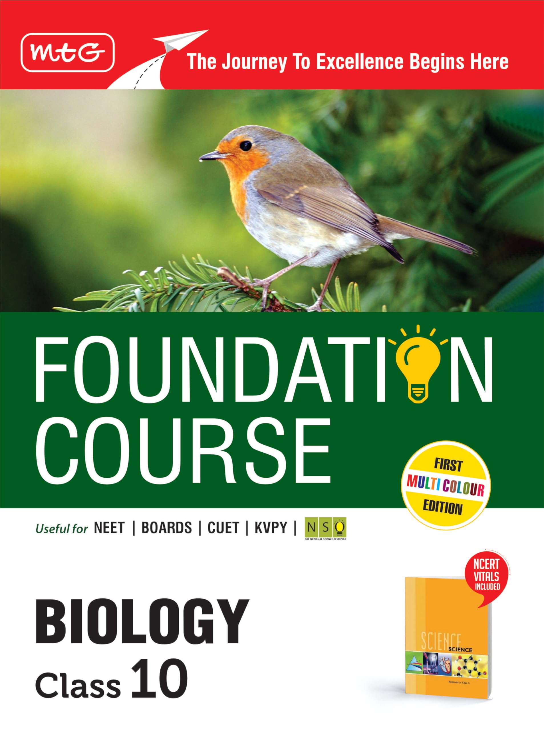 (OLD EDITION) MTG Foundation Course Class 10 Biology Book