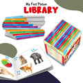 Essential Board Book Of All In One Box Set(Red Edition) : My First Picture Library Box, Educational picture books for toddlers, 