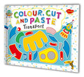 Transport Colour, Cut And Paste Book By Sawan