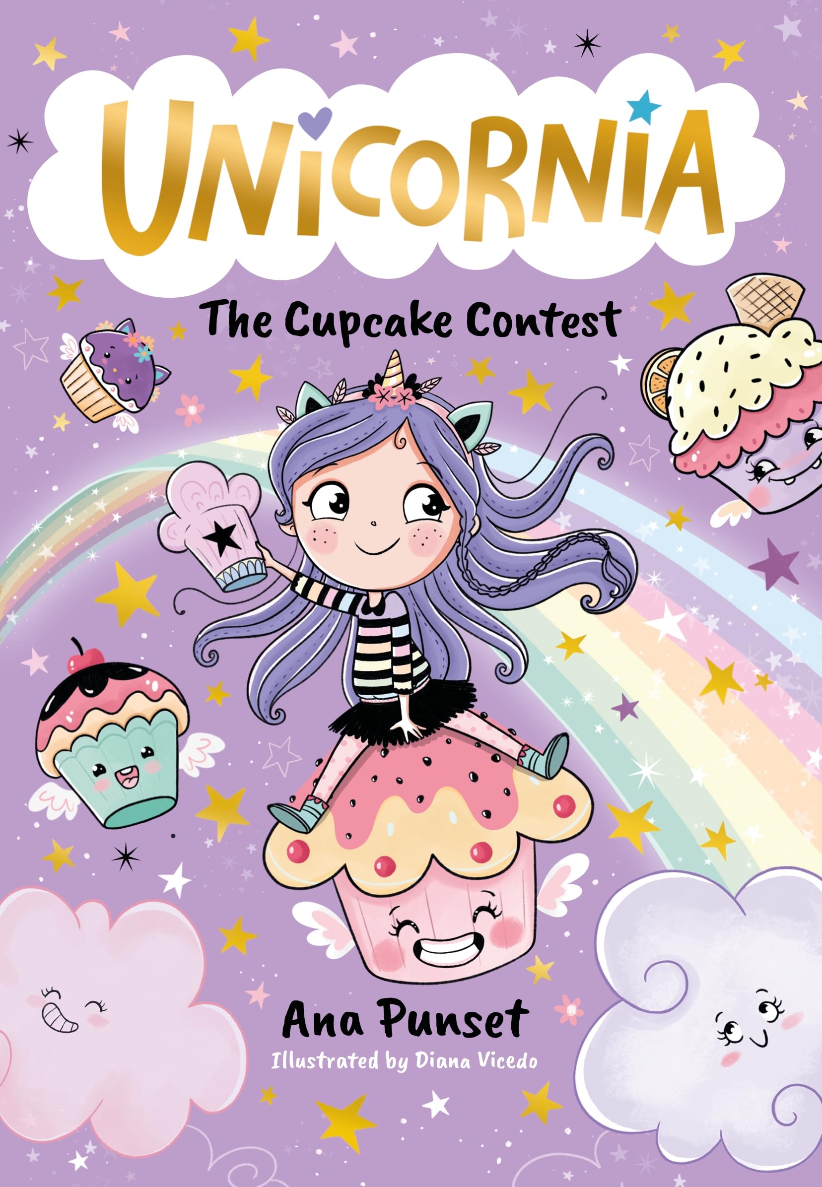 Walker Books Ltd WALKER BOOKS Unicornia The Cupcake Contest The bestselling illustrated magical unicorn series for kids aged 58