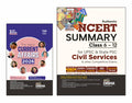 Disha Combo (Set Of 2 Books) Ncert Summary Class 6 To 12 With Yearly Current Affairs 2026 For Competitive Exams 2Nd Edition | Ge