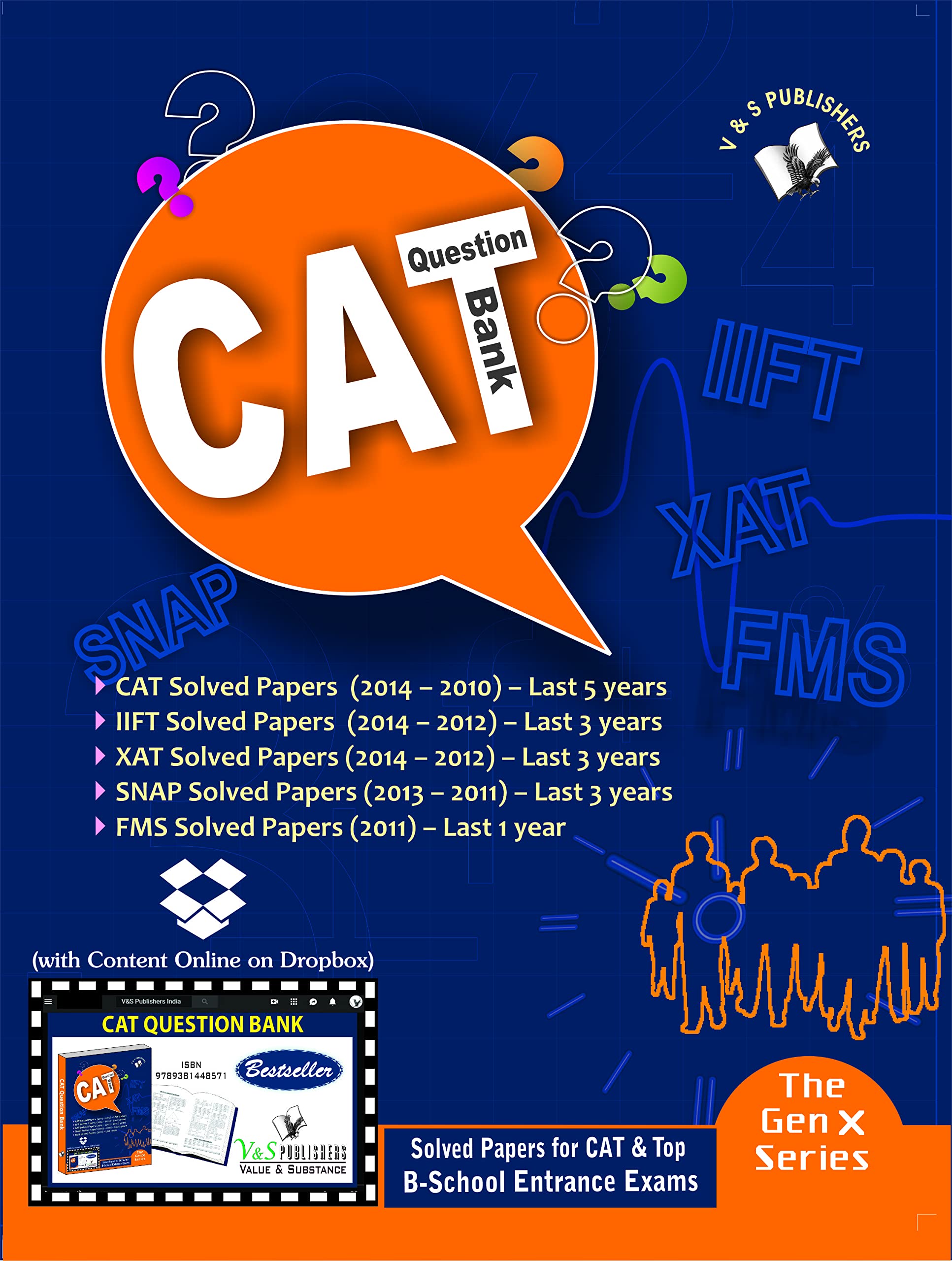 CAT Question Bank (With Online Content on Dropbox)