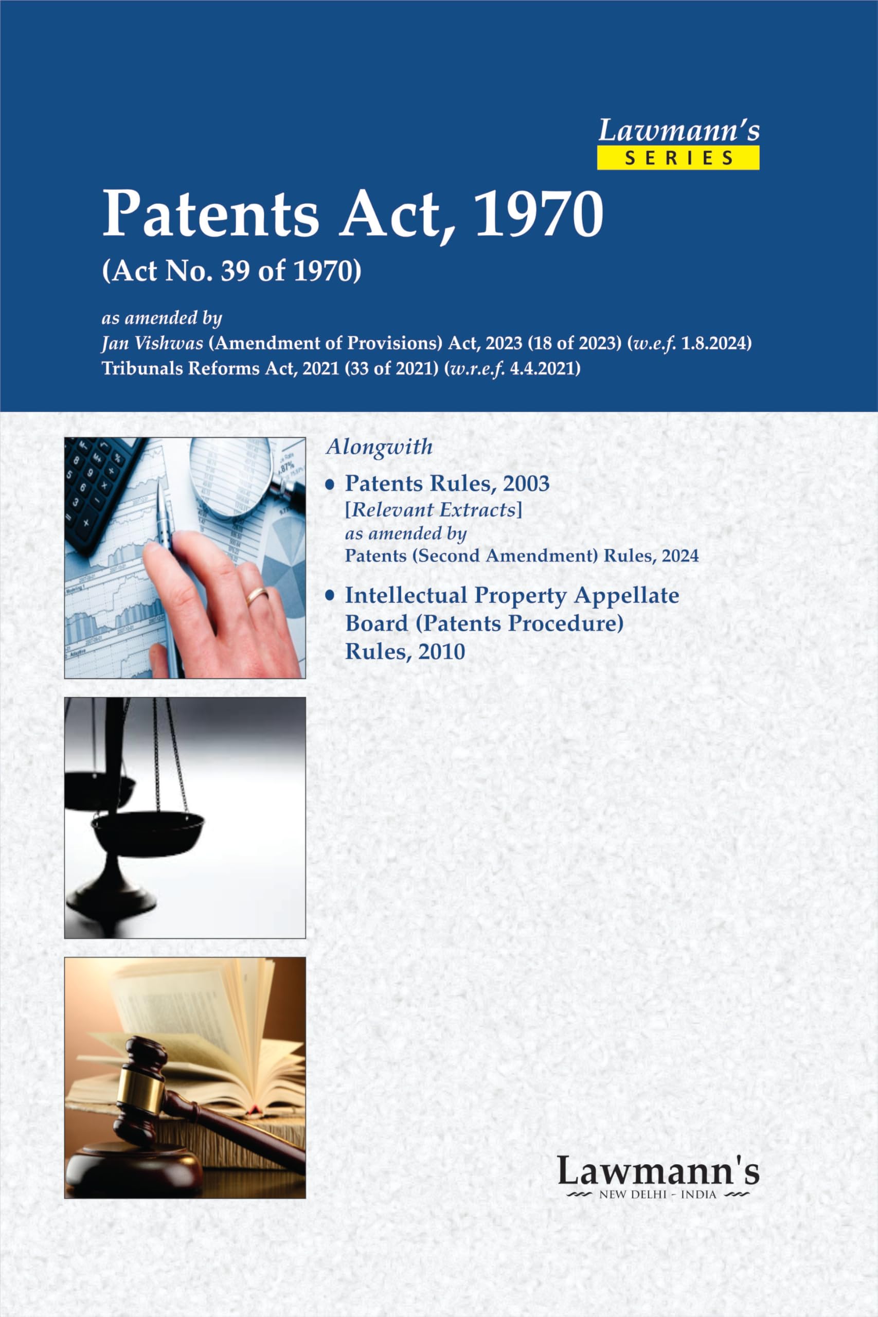 Lawmanns Patents Act, 1970 | Bare Act with Comments